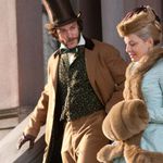 How the New York City's high society dressed in 1864: Robert Morehouse (Kyle Schmid) and Elizabeth Haverford (Anastasia Griffith) in COPPERDon't miss a stitch of the subterfuge: Watch BBC America's COPPER when it premieres on Sunday, August 19th, at 10/c.  Only from Academy AwardÂ®-winner Barry Levinson and EmmyÂ® Award-winner Tom Fontana and only on BBC America.And revel in the sumptuous costumes in 19th century-set British dramas over at Anglophenia.